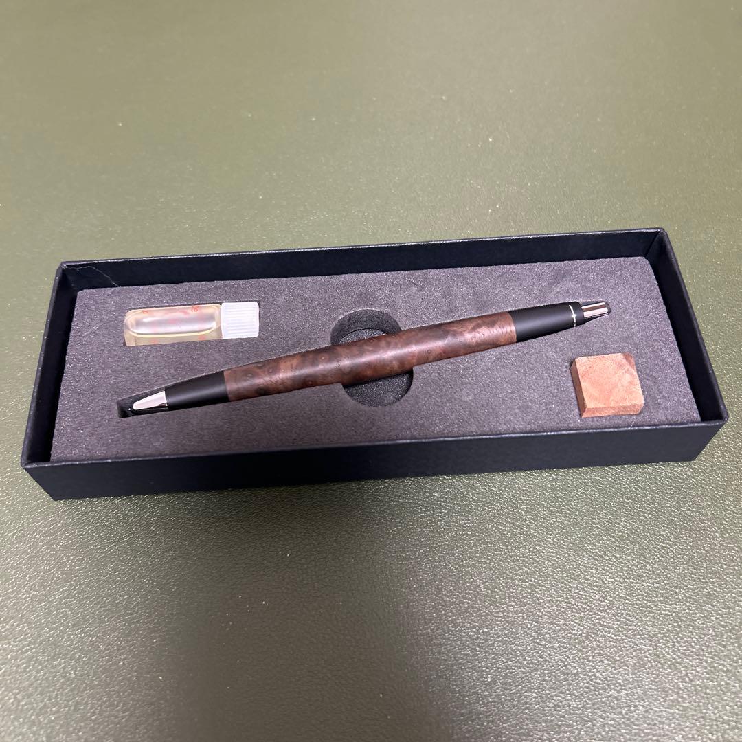 【本店限定杢】野原工芸　クラロウォールナット瘤杢 シャーペン