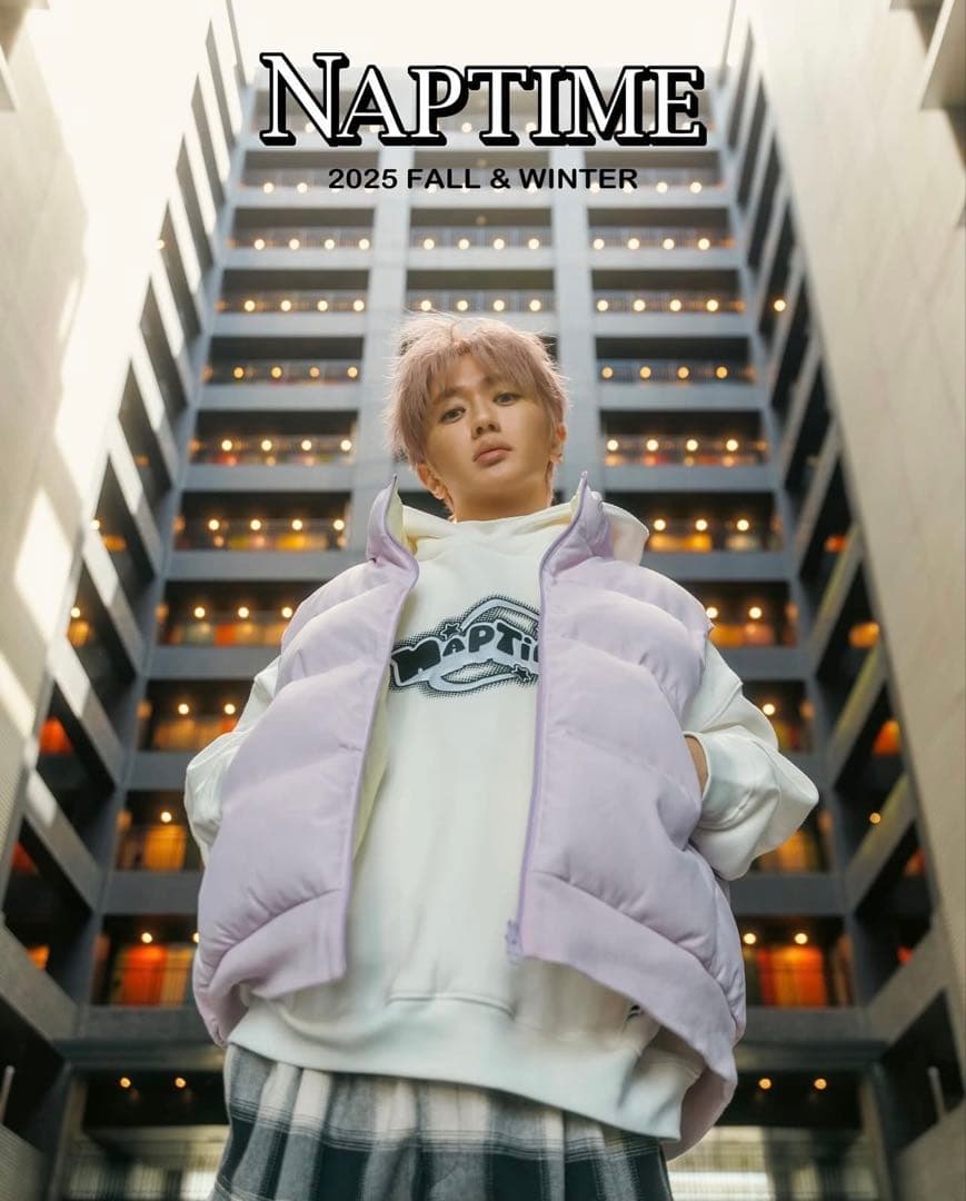 NAPTIME ナップタイム Nissy 中綿リバーシブルベスト NAPTIME 中綿