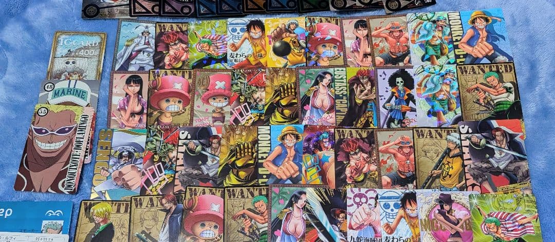 ワンピース　コレクションカードガム　クリアカード　AR　ウエハース　ルフィ