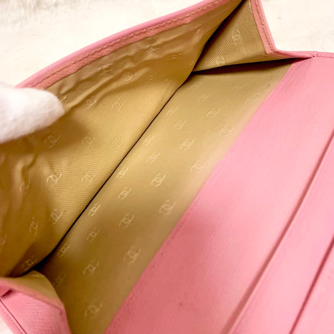 可愛いピンク！CHANEL　シャネル　ココマーク　二つ折り財布