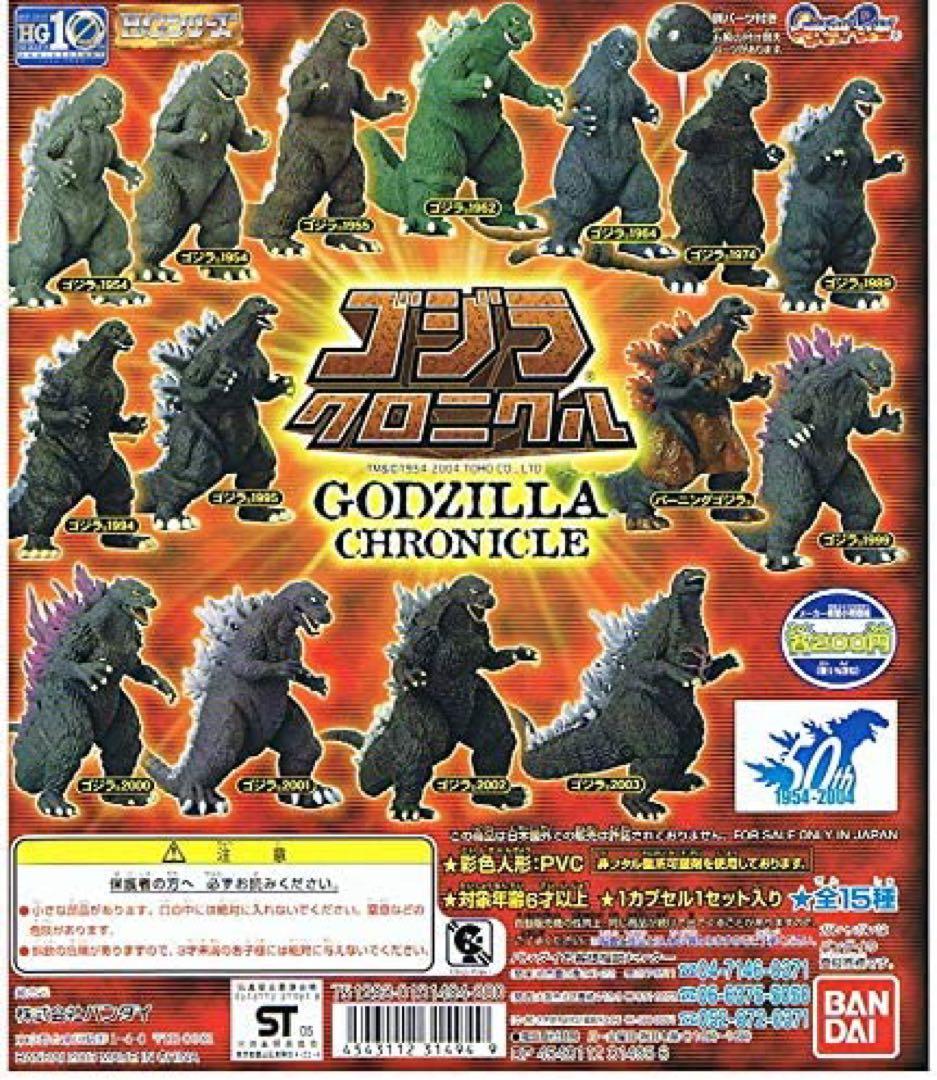 ゴジラクロニクル 4月11日(金)より販売開始】【プレックス】ゴジラ ミニソフビクロニクル