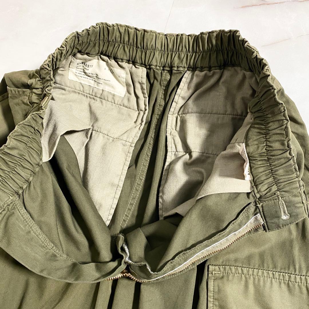 A16600 近年モデル 美品 ハーベスティ サーカスカーゴパンツ カーキ 2