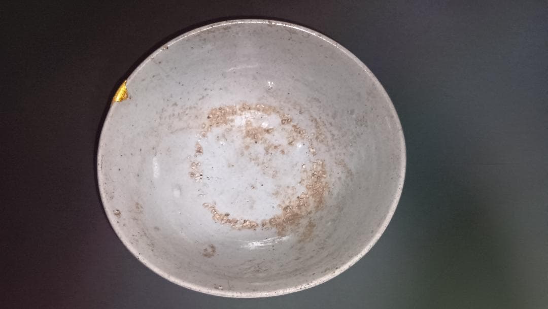 李朝 高麗白磁 鉢 金継ぎ修復品 韓国古陶磁 骨董