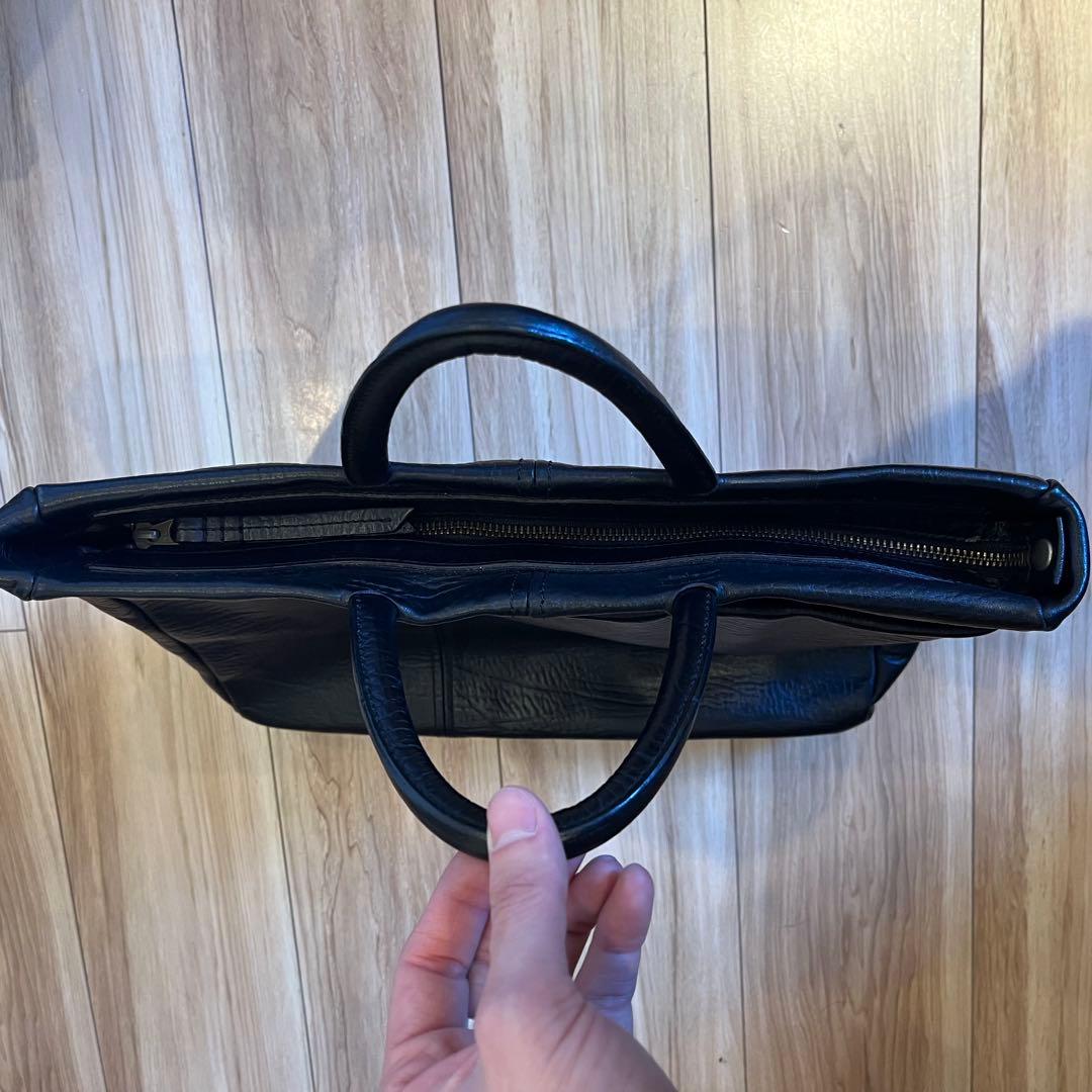 【M＋ エムピウ テネラ ブラック】　レザーバッグ　鞄