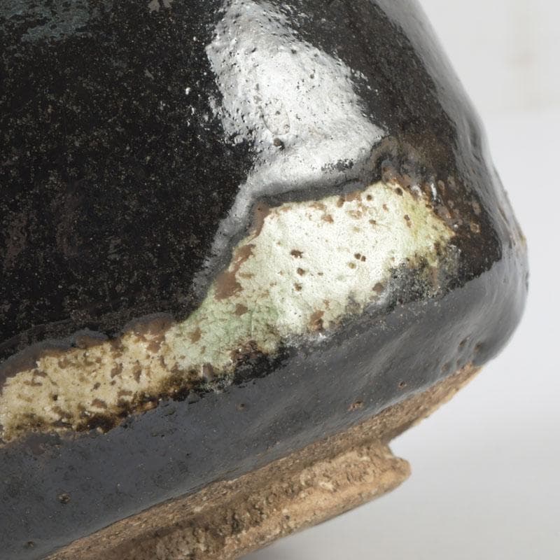 茶道具 楽吉左衛門 五代宗入作 黒楽茶碗 十一代 慶入