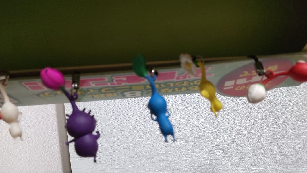 ピクミンミニフィギュア８種　三菱uni替芯　展示ディスプレイ非売品