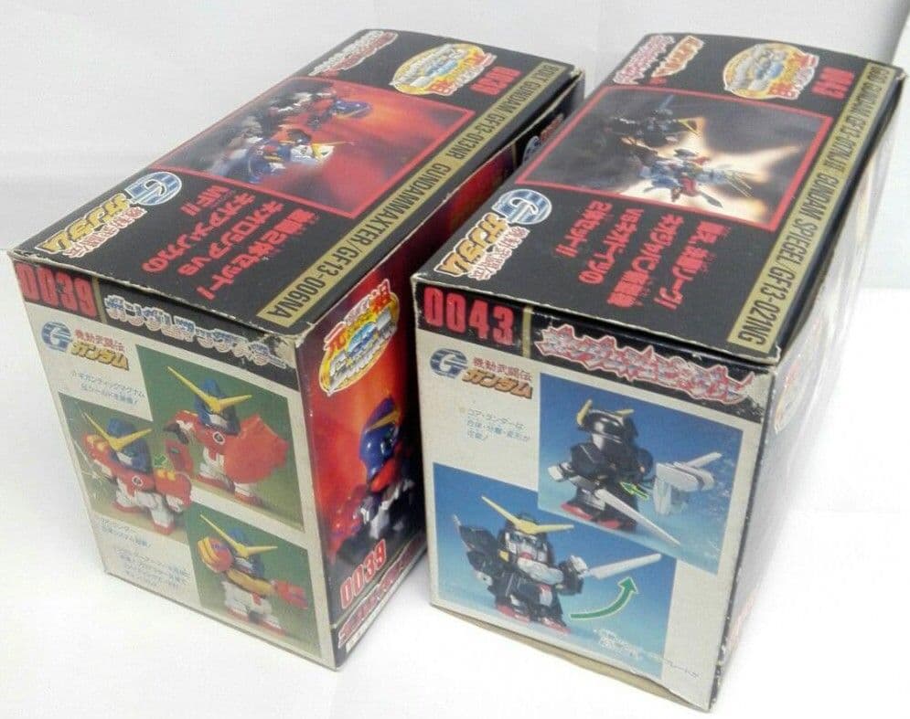 元祖SD ゴッドガンダム＆シュピーゲル、ボルト＆マックスター