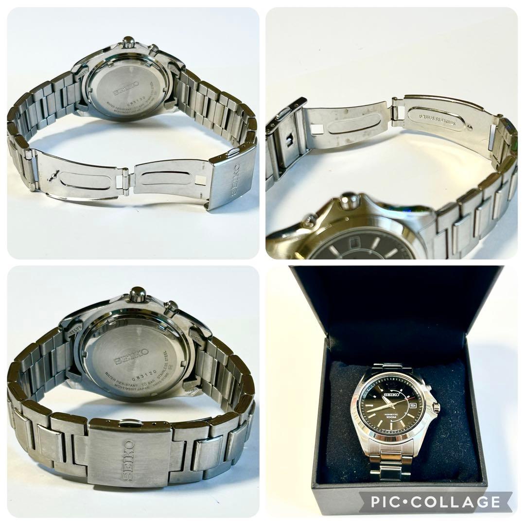【希少/美品/稼働】SEIKO KINETIC 100M 5M62-0CM0