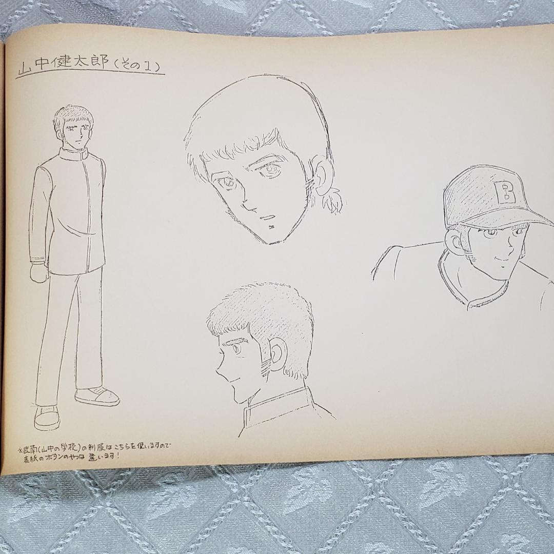 ◇『あだち充 ナイン キャラクター設定資料集』台本◇検）タッチ