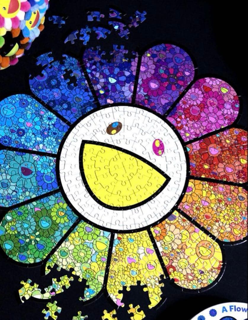 Yonaguni Jigsaw Puzzle Zingaro 村上隆 花 パズル