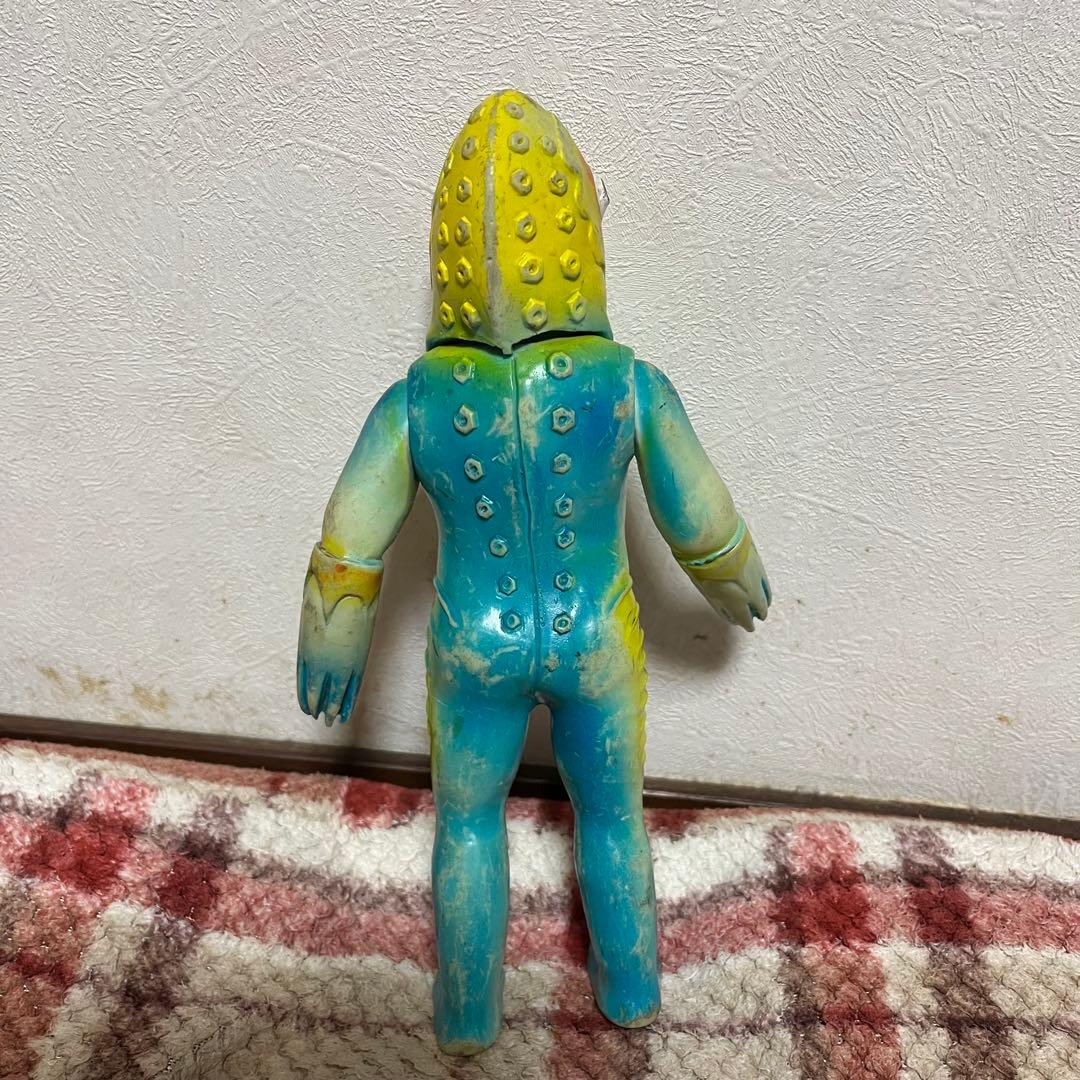 メトロン星人　マルサン　円谷プロ　ソフビ　当時物