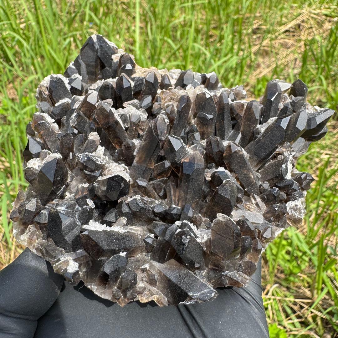 スモーキークォーツ クラスター アーカンソー州産 - コレクション