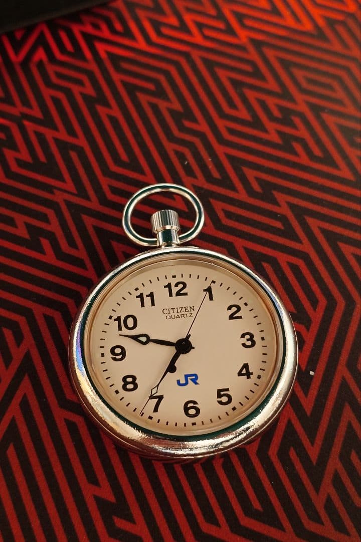 鉄道時計JR西日本CITIZEN稼動品懐中時計