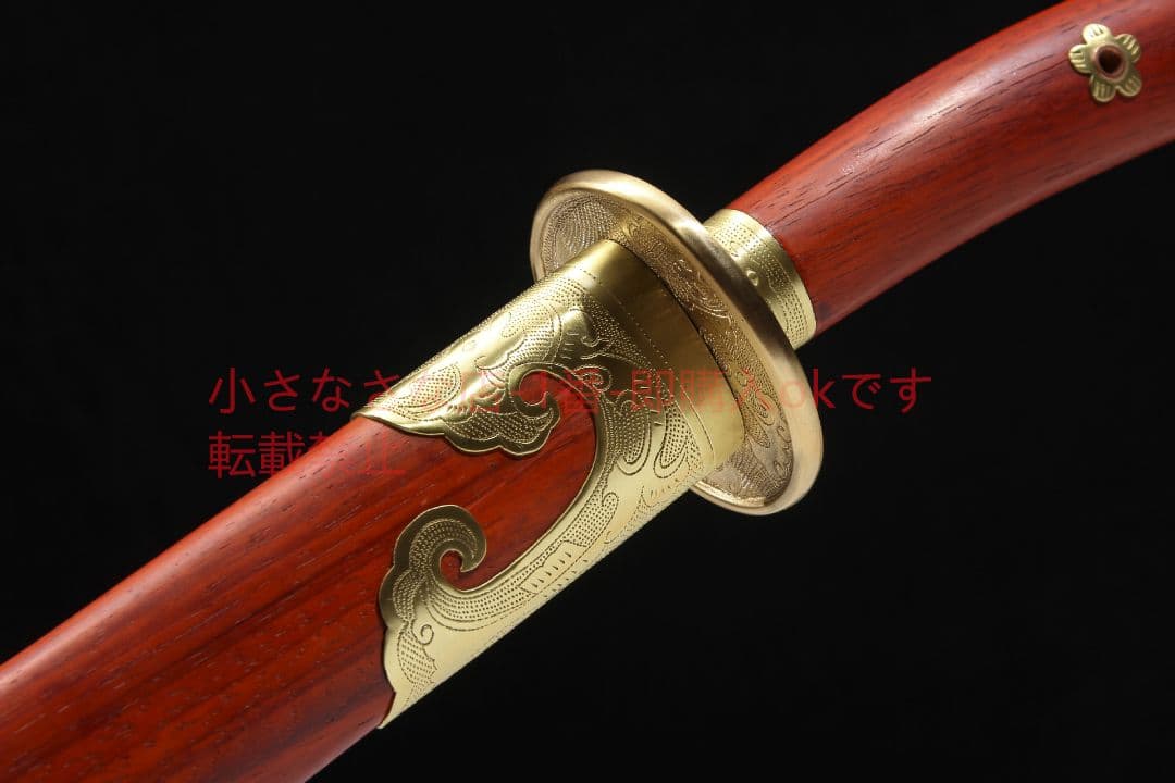 マホガニーナイフ上等マホガニー 古兵器 武具 刀装具 日本刀 模造刀 居合刀