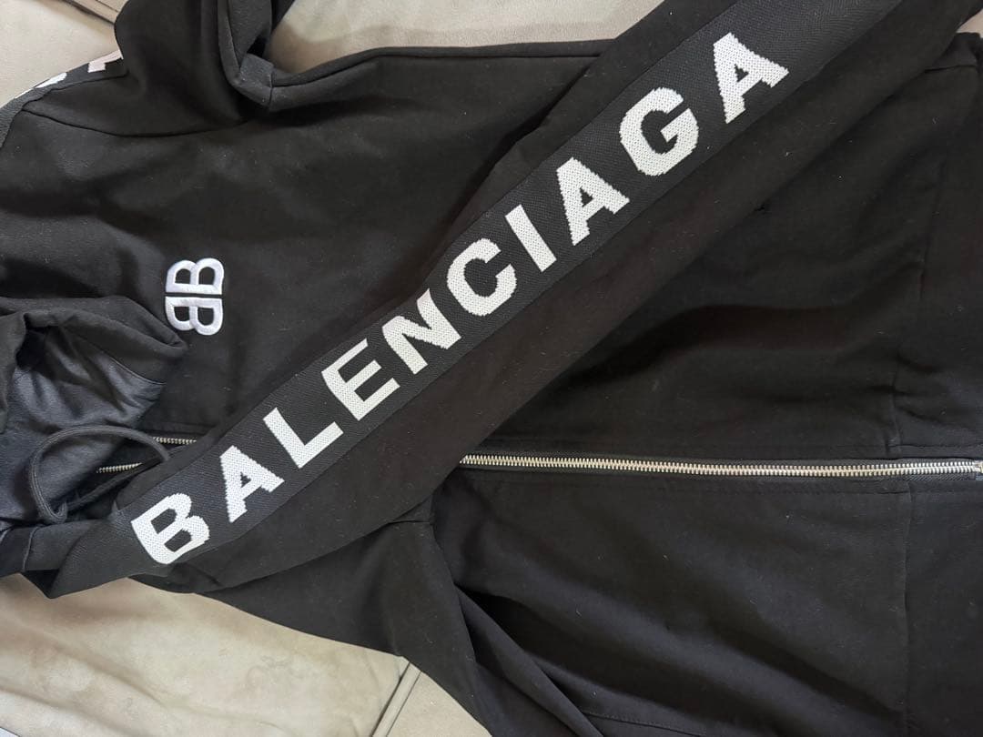 BALENCIAGA ブラック ジップアップパーカー セット