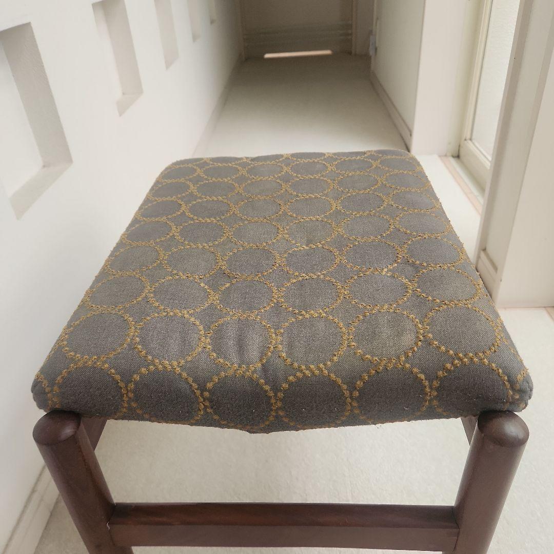 ハルタ家具　ミナペルホネン　オットマン　ビンテージ家具　ウォールナット