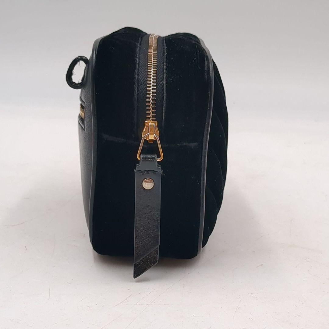 ★極美品 サンローラン ルー ショルダー ベルトバッグ キルティング ベルベット