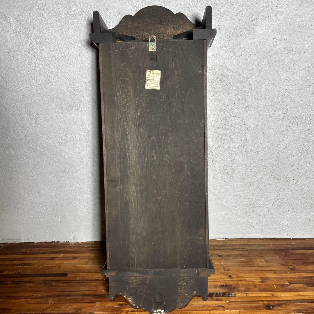 [動作確認済]AICHI TOKEI 掛け時計 振り子式 昭和レトロ 壁掛け時計