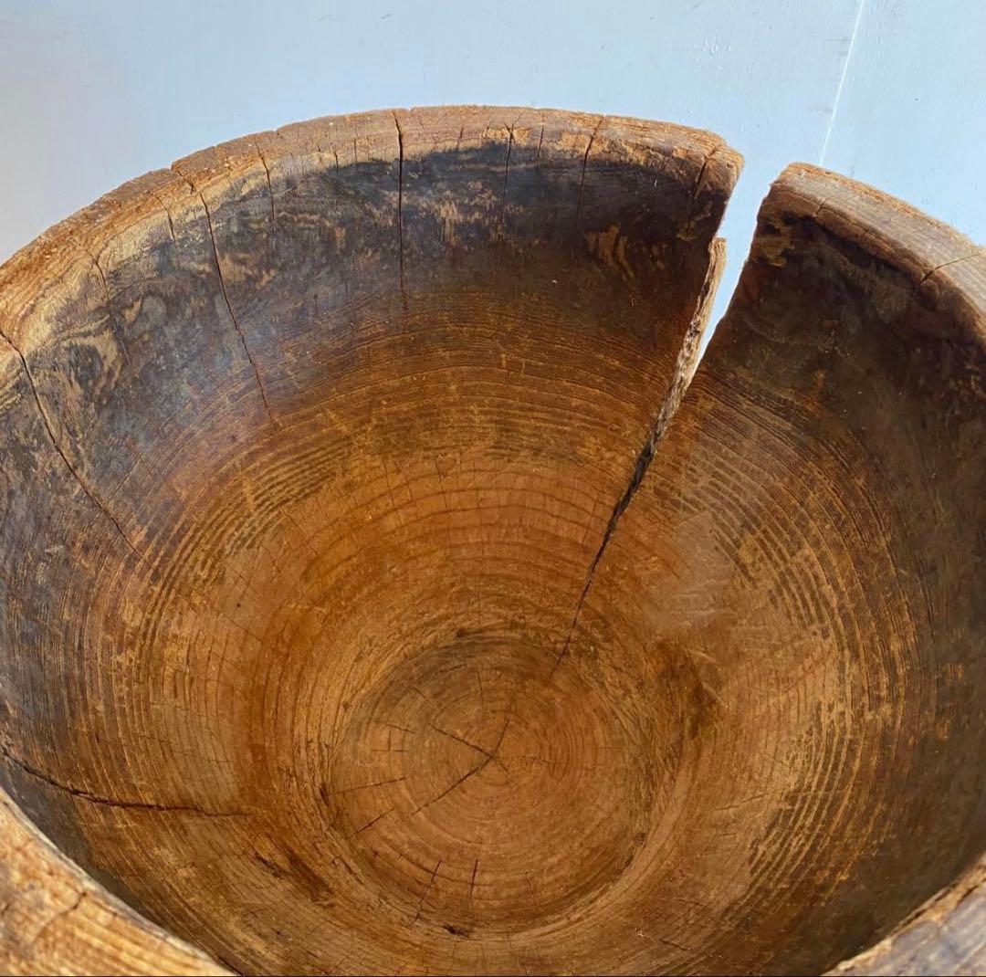 アンティーク ローテーブル 椅子 欅 臼 プリミティブ 無塗装 - メルカリ