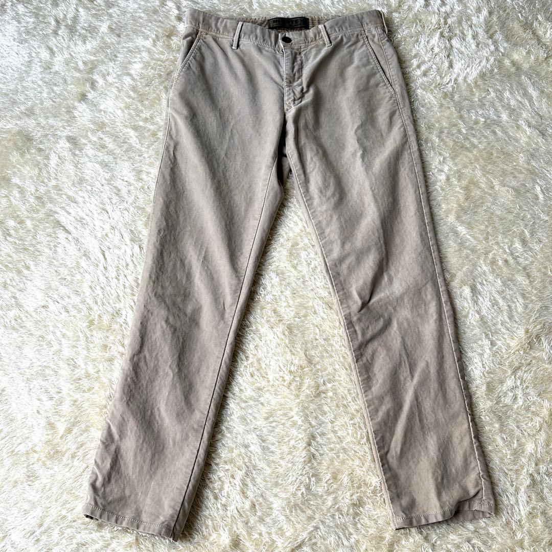 ☆名作☆INCOTEX SLACKS 100型 テーパード コットン ドレスチノ