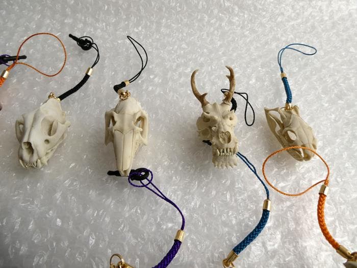 ホネコレ！ 十二支動物頭骨根付 コンプリート