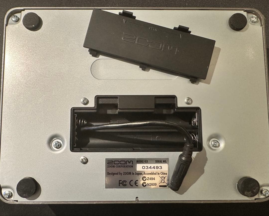 ZOOM G3 v2.10 カスタム　スクロールフットスイッチ付き