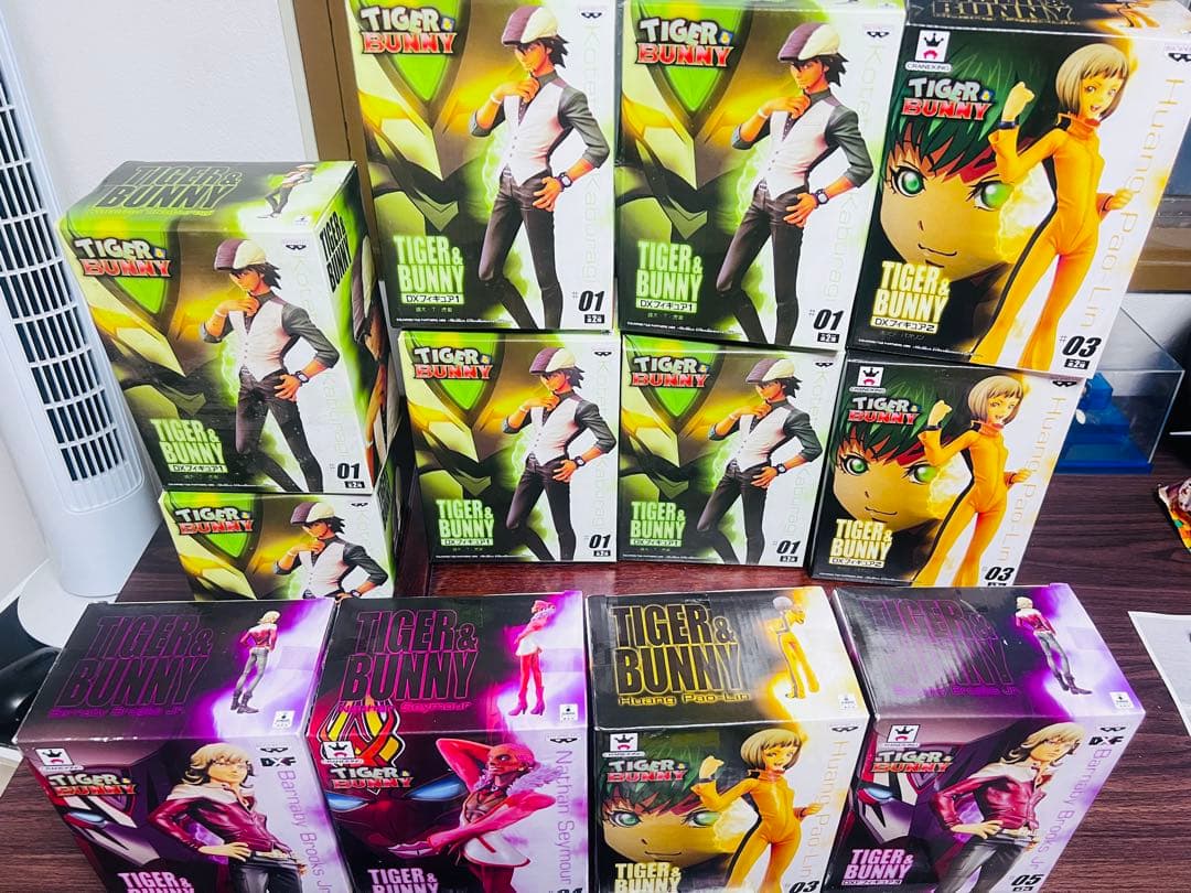 TIGER & BUNNY フィギュア全12体セットワンピース旗6セット