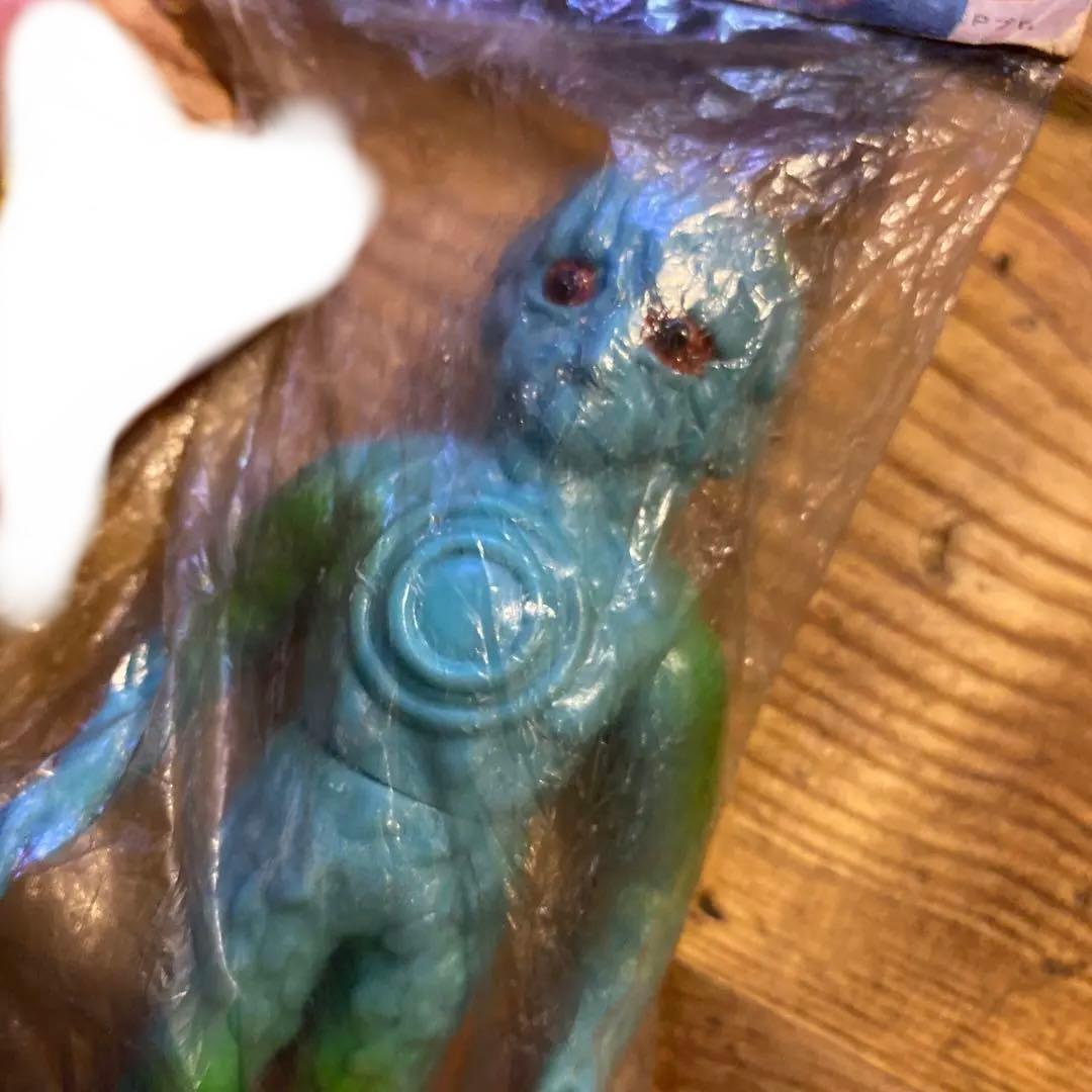 新品未開封袋破れ有りオイル原人ソフビ鉄人タイガーセブンブルマァク