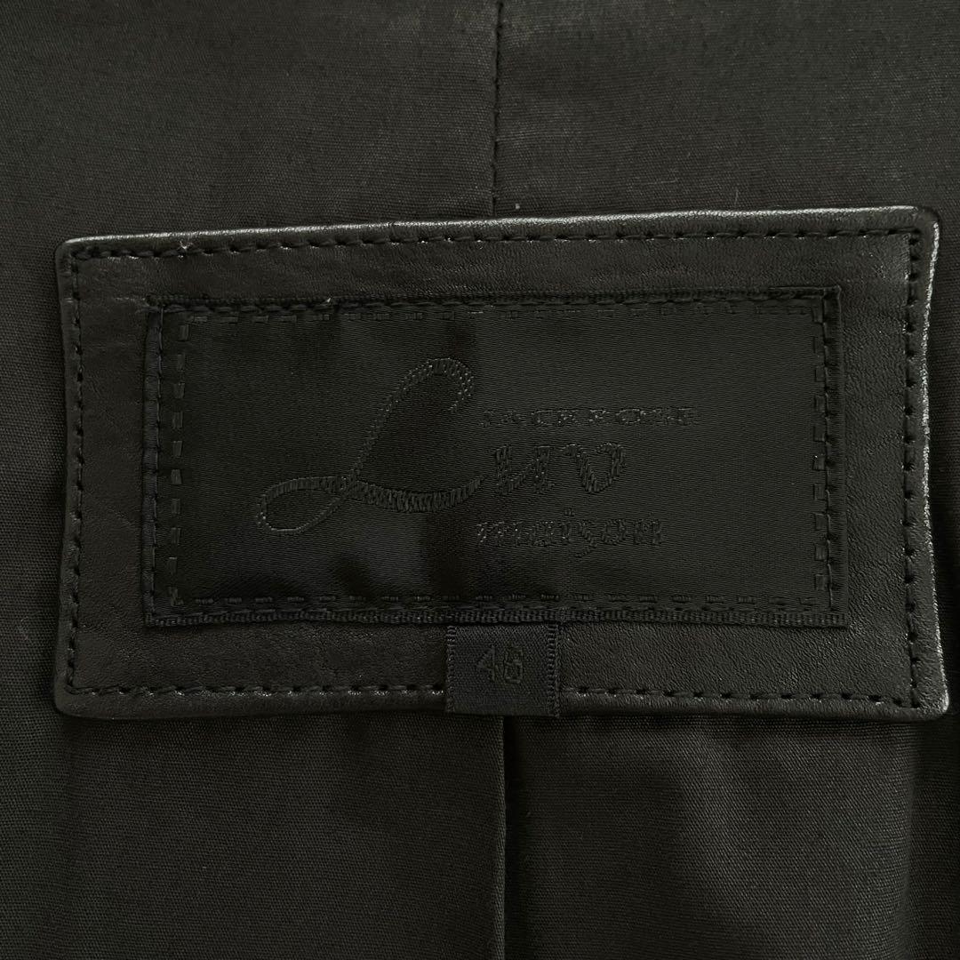 美品 ジャックローズラブメゾン シングルライダースジャケット ホース