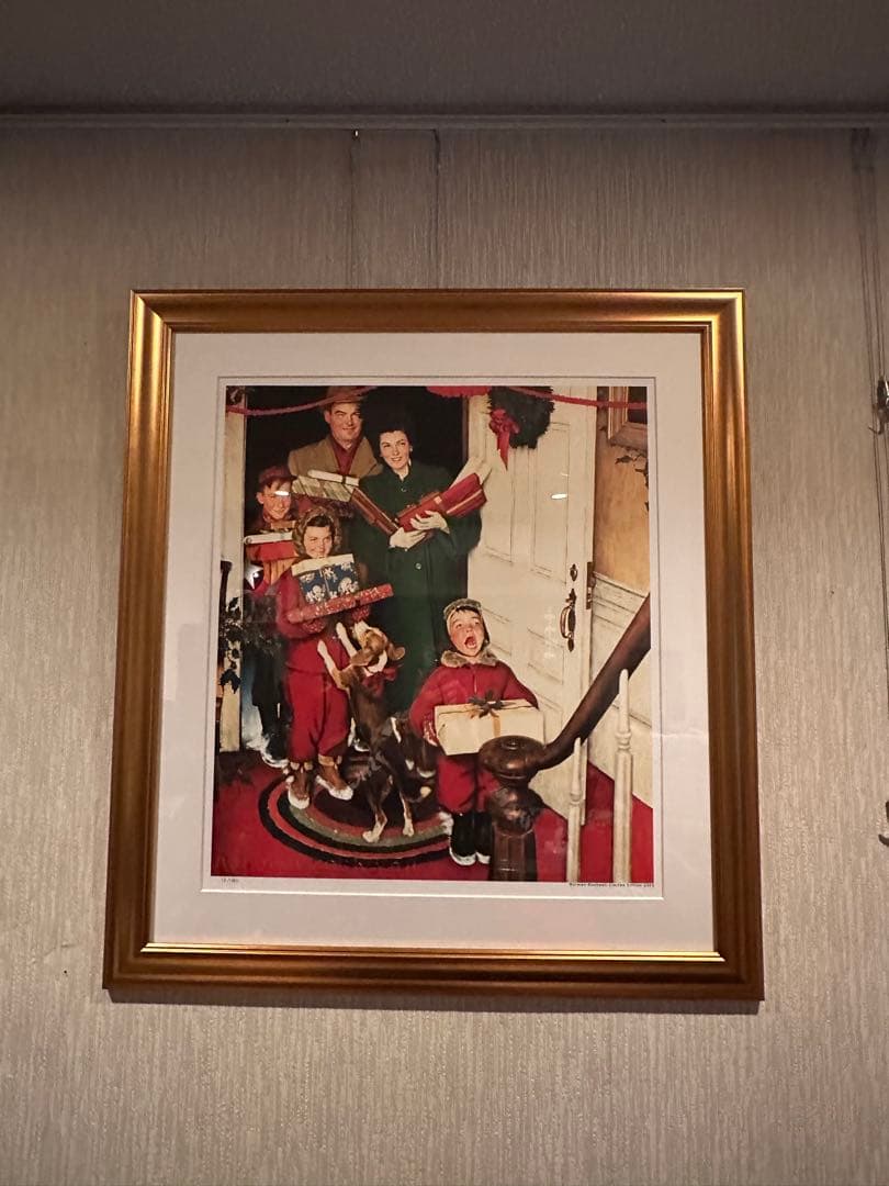 値下げ　ノーマンロックウェル 　Merry Christmas,Grandma