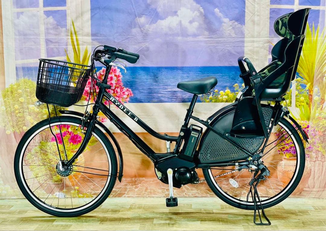 HYDEE！26インチ⭐️ハイディー！ブリヂストン子供乗せ電動自転車Y2773