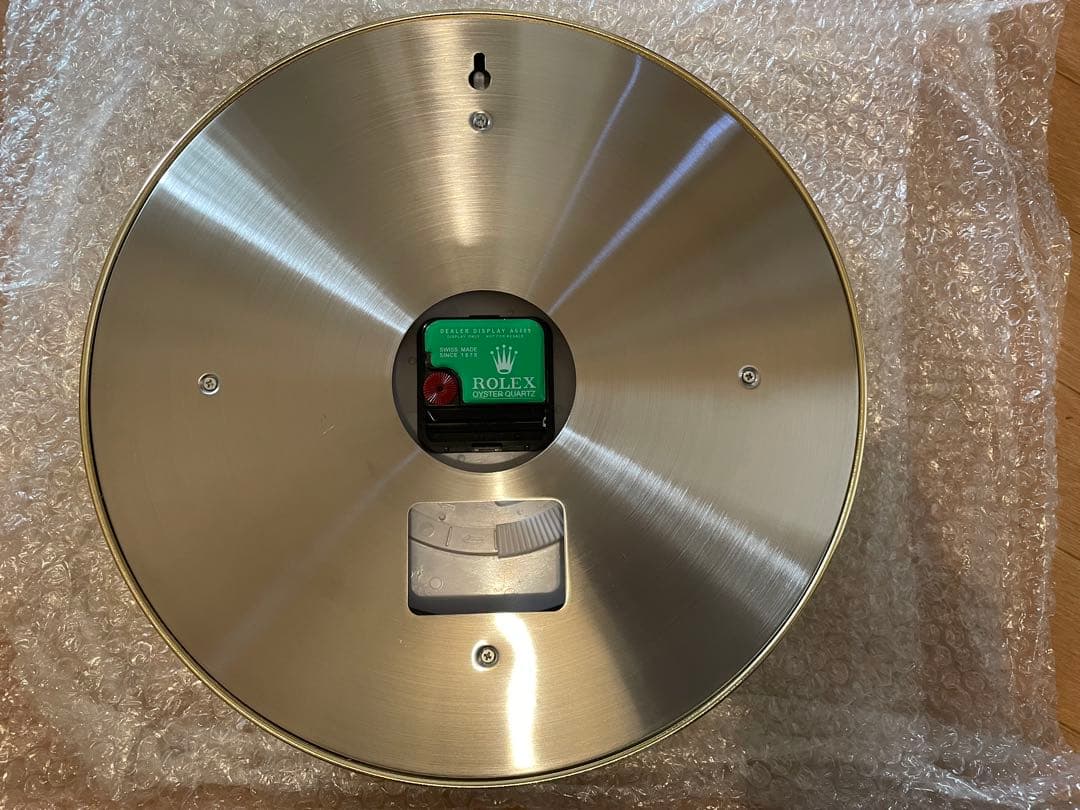 GMTマスターII ロレックス 海外販促品 掛け時計 ゴールド／ブラック