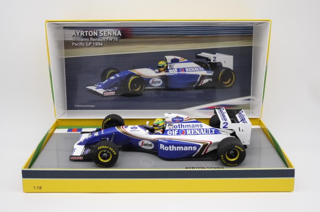 1/18 ウィリアムズ FW16 パシフィックGP 岡山 ロスマンズ A.セナ
