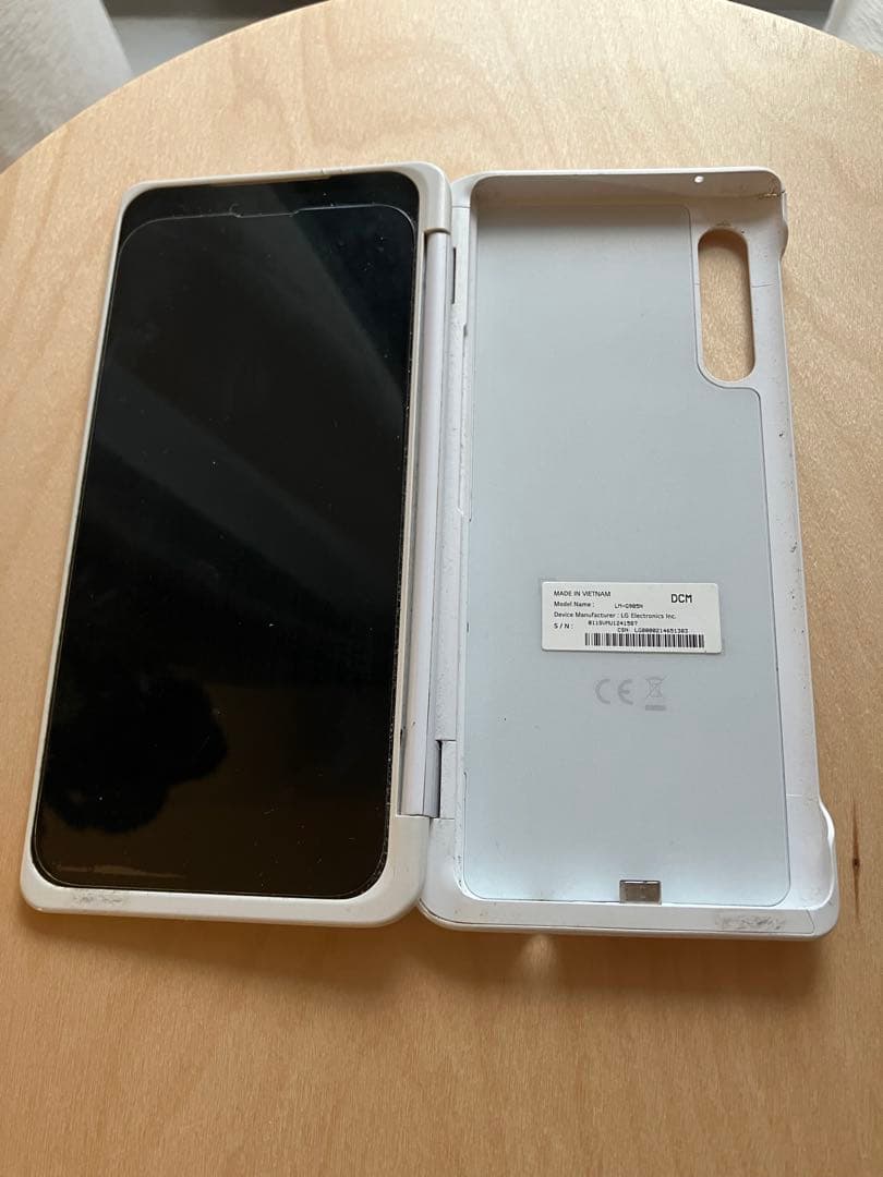 LG Velvet L52-A デュアルスクリーン スタイラスペン充電コネクタ付