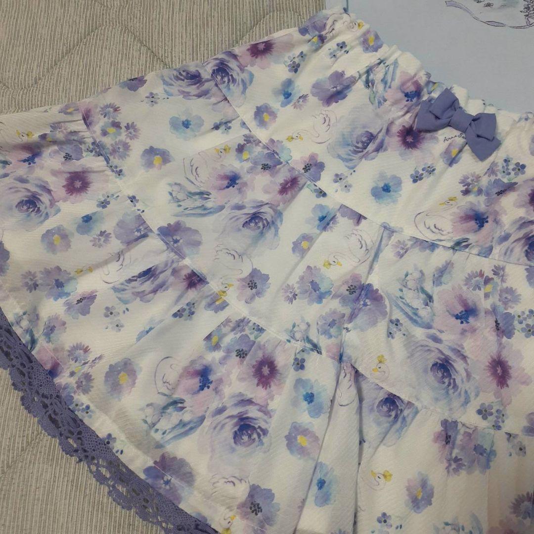 【中古】　アナスイミニ　キュロット　Tシャツ　スワン