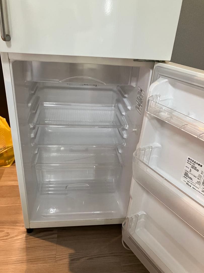 (10/8まで)無印良品 冷蔵庫 M-R14D 137L ホワイト