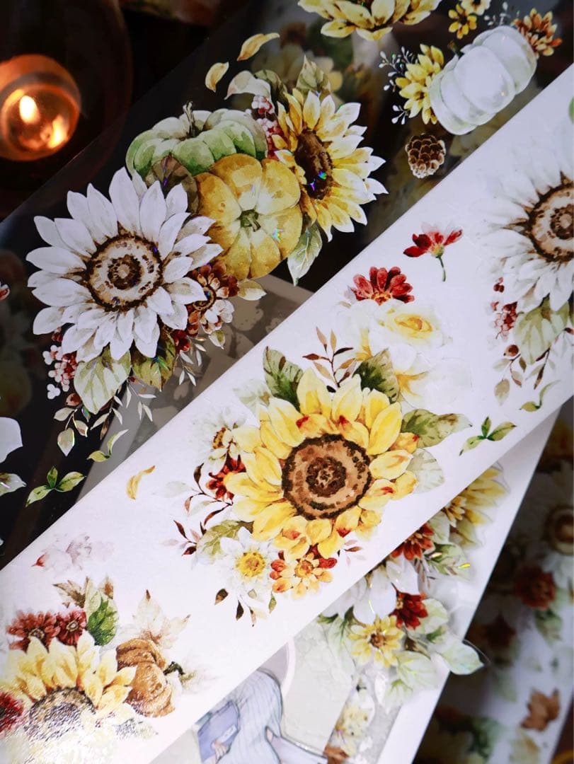 ⭐️SALE⭐️ 壹洱原创《金色麦田》海外マスキングテープ　マステ 【2565】