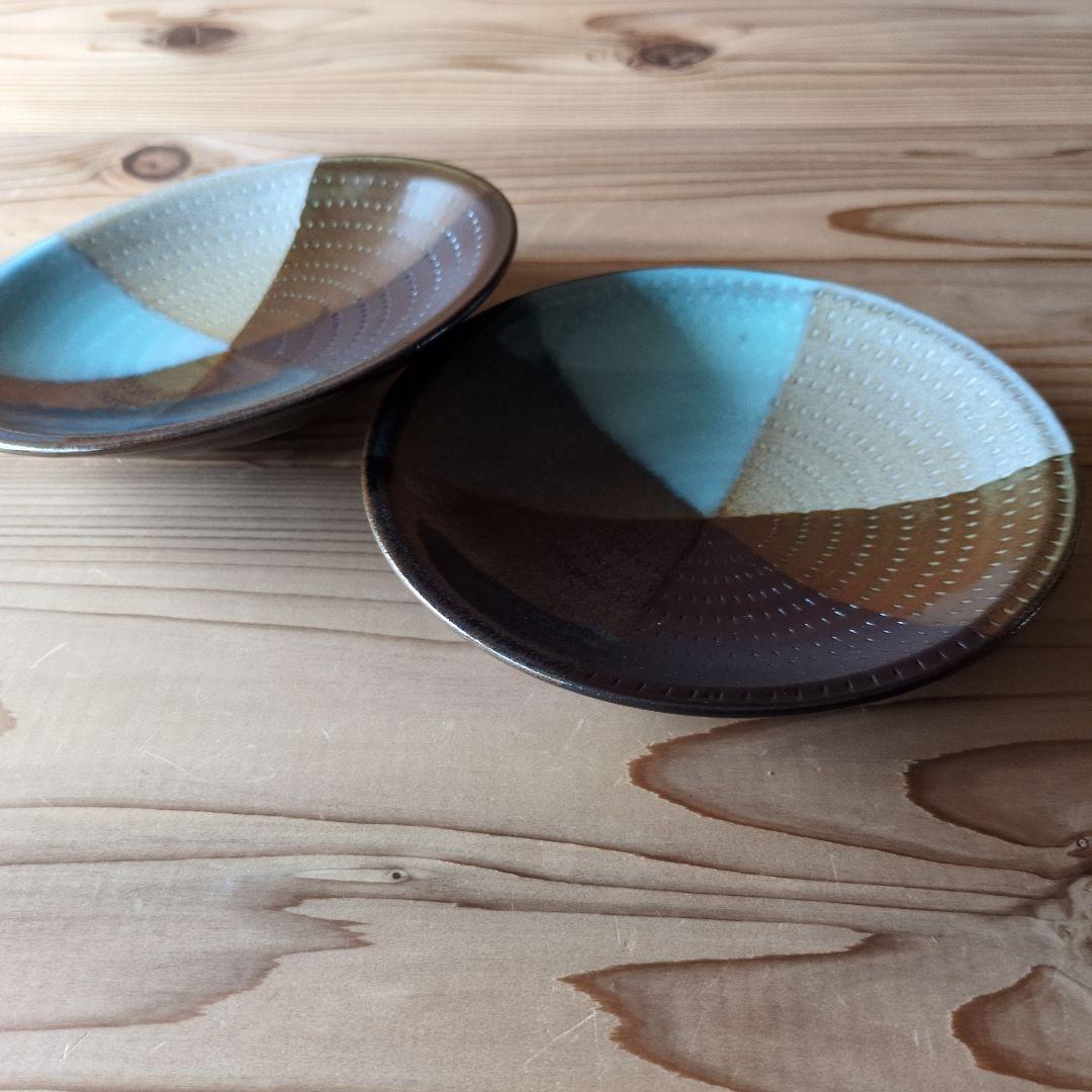 小鹿田焼 小皿 5枚組 小鹿田焼 大皿 小鹿田焼 陶器皿