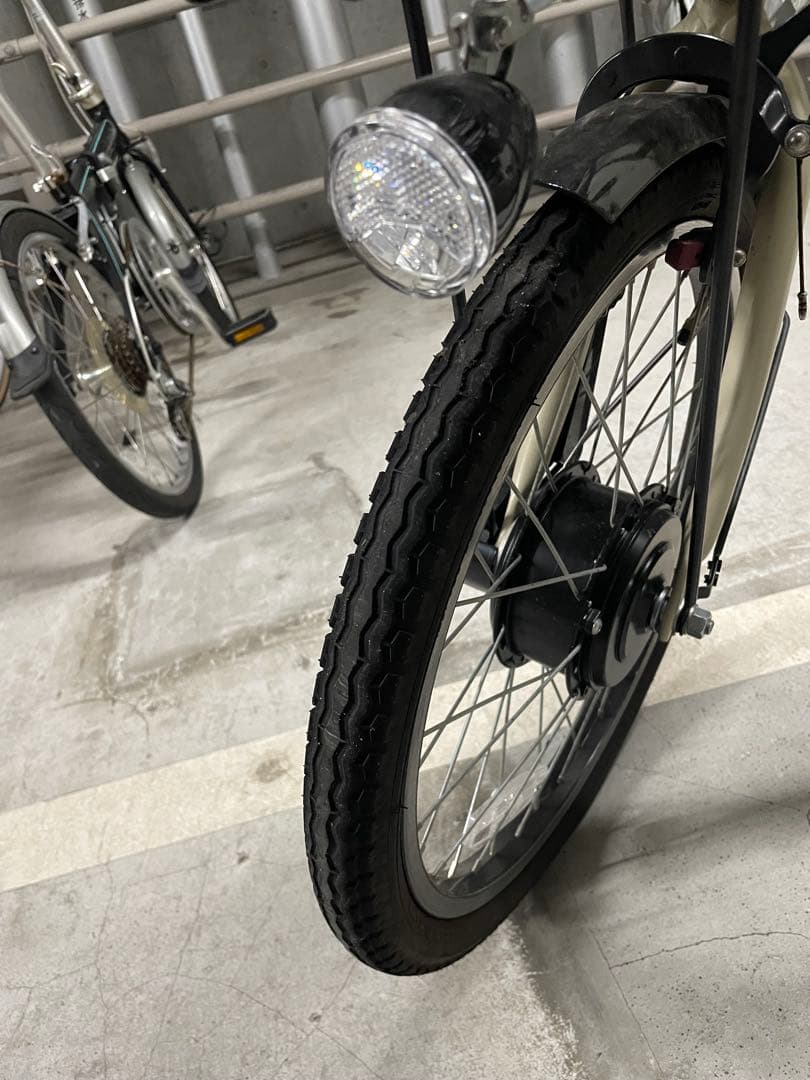 【べに】ペルテック電動アシスト自転車 シティタイプ クリーム色