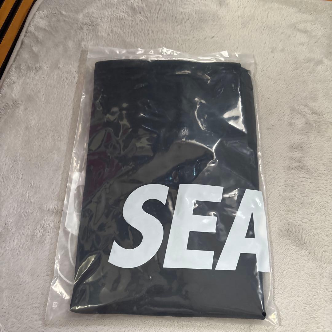 新品WINDANDSEAウィンダンシービッグロゴTシャツ黒木村拓哉キムタク