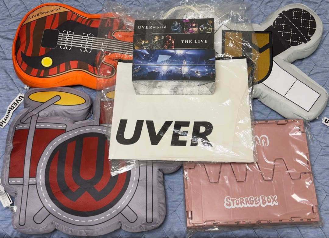 UVERworld 折り畳み式コンテナ ピンク バッグ クッション ティッシュ 商品一覧ページ | UVERworld OFFICIAL EC SHOP | UVERworld 折りたたみ