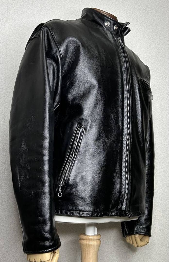 ④schott【40】641ライナー付 米国製◇革ジャンninjaハーレーgpz