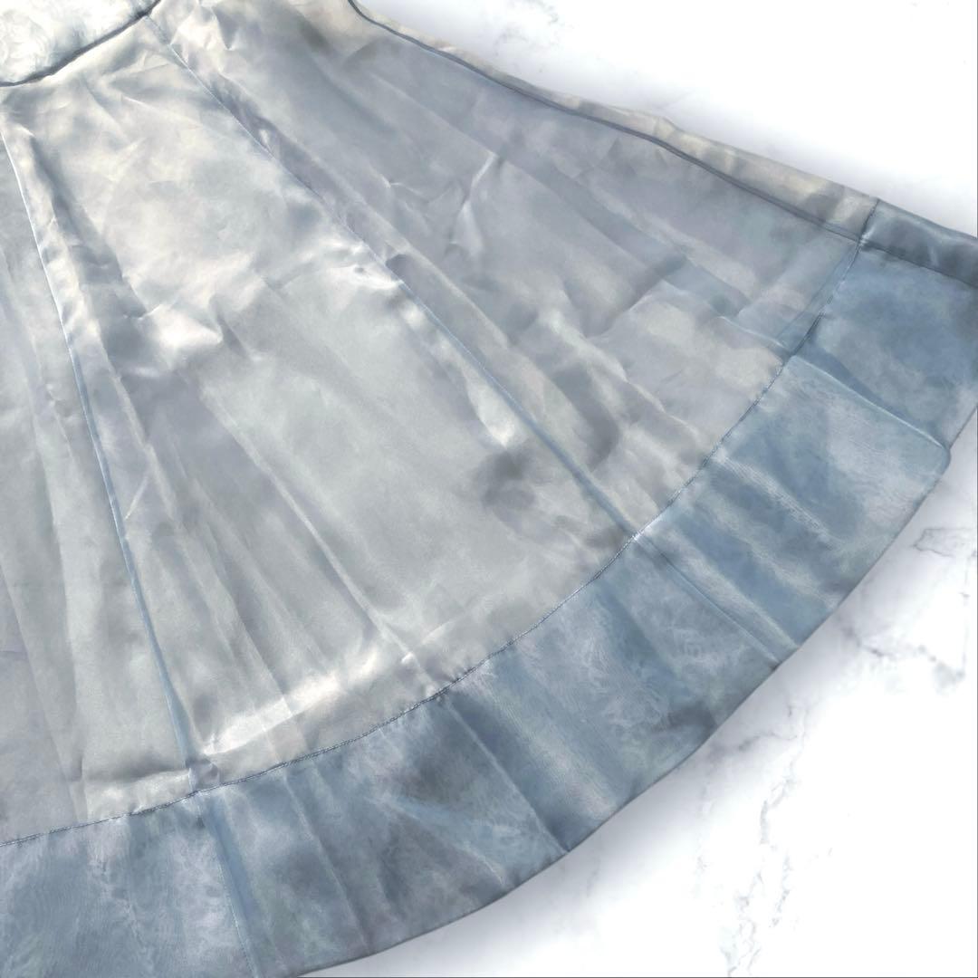 新品タグ付き✨　SNIDEL ボリュームフレアレースドッキングドレス　S