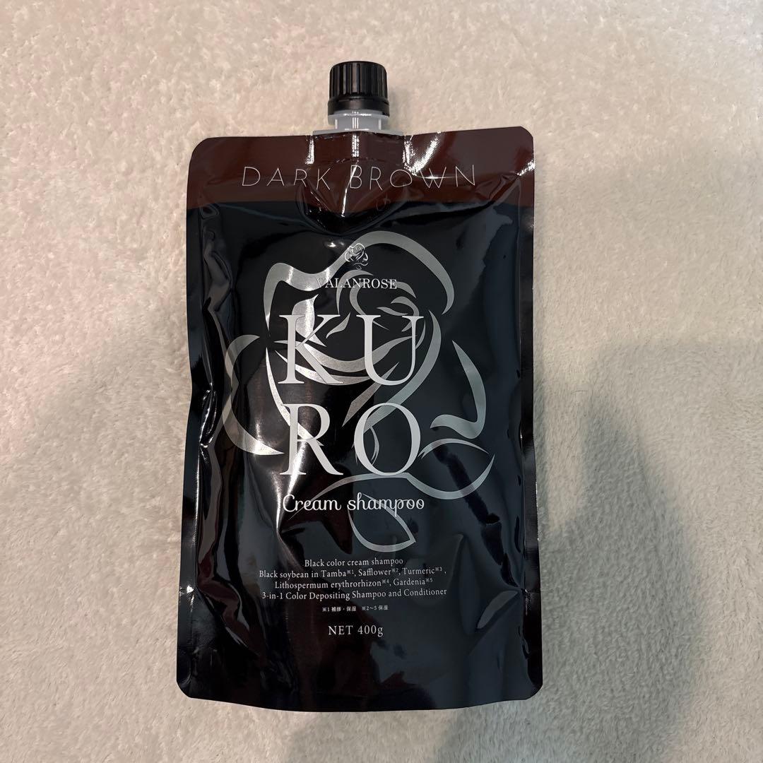 KURO Cream Shampoo ダークブラウン 400g - メルカリ