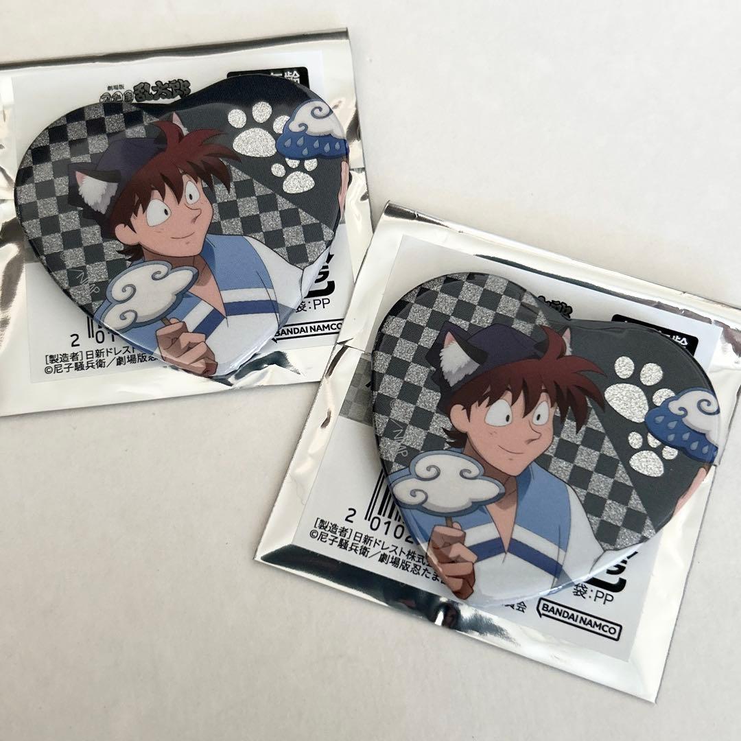 忍たま乱太郎 忍たま 土井半助 ナンジャタウン 缶バッジ ハート缶バッジ