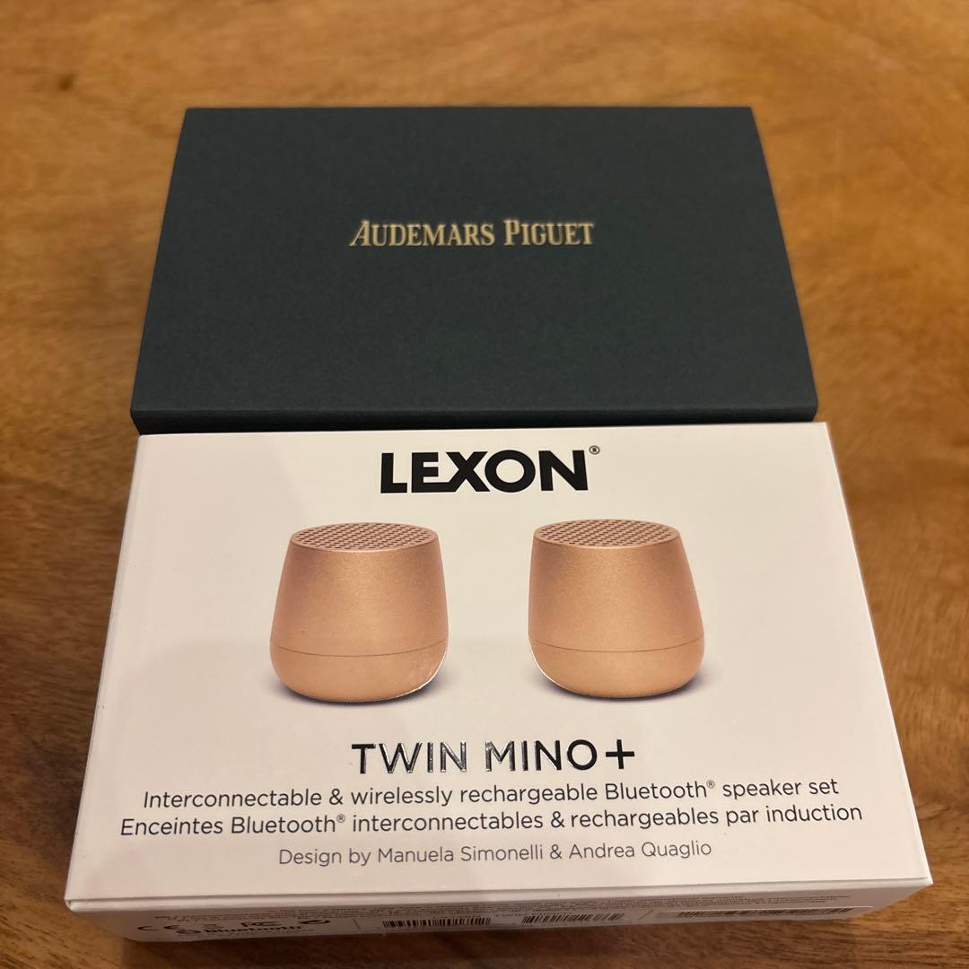 新品未開封！オーデマピゲ LEXON ワイヤレススピーカーTWIN MINO+
