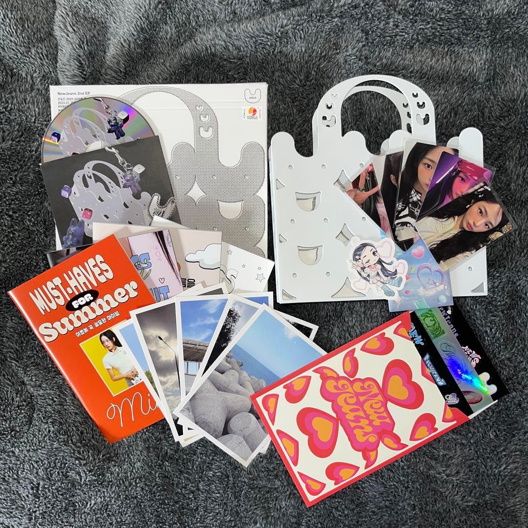 newjeans アルバム グッズ　ミンジ まとめ売り　キーリング　ナップサック