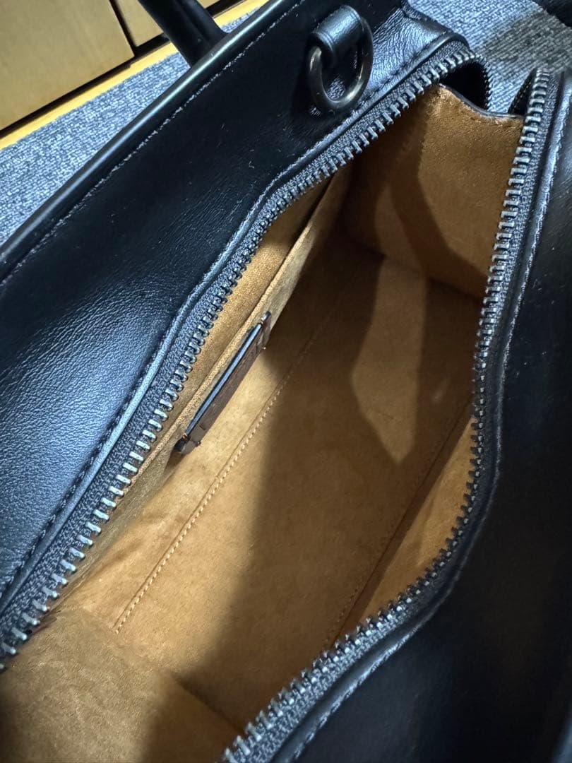 【美品】COACH コーチ 2way アンドレア キャリーオール ハンドバッグ