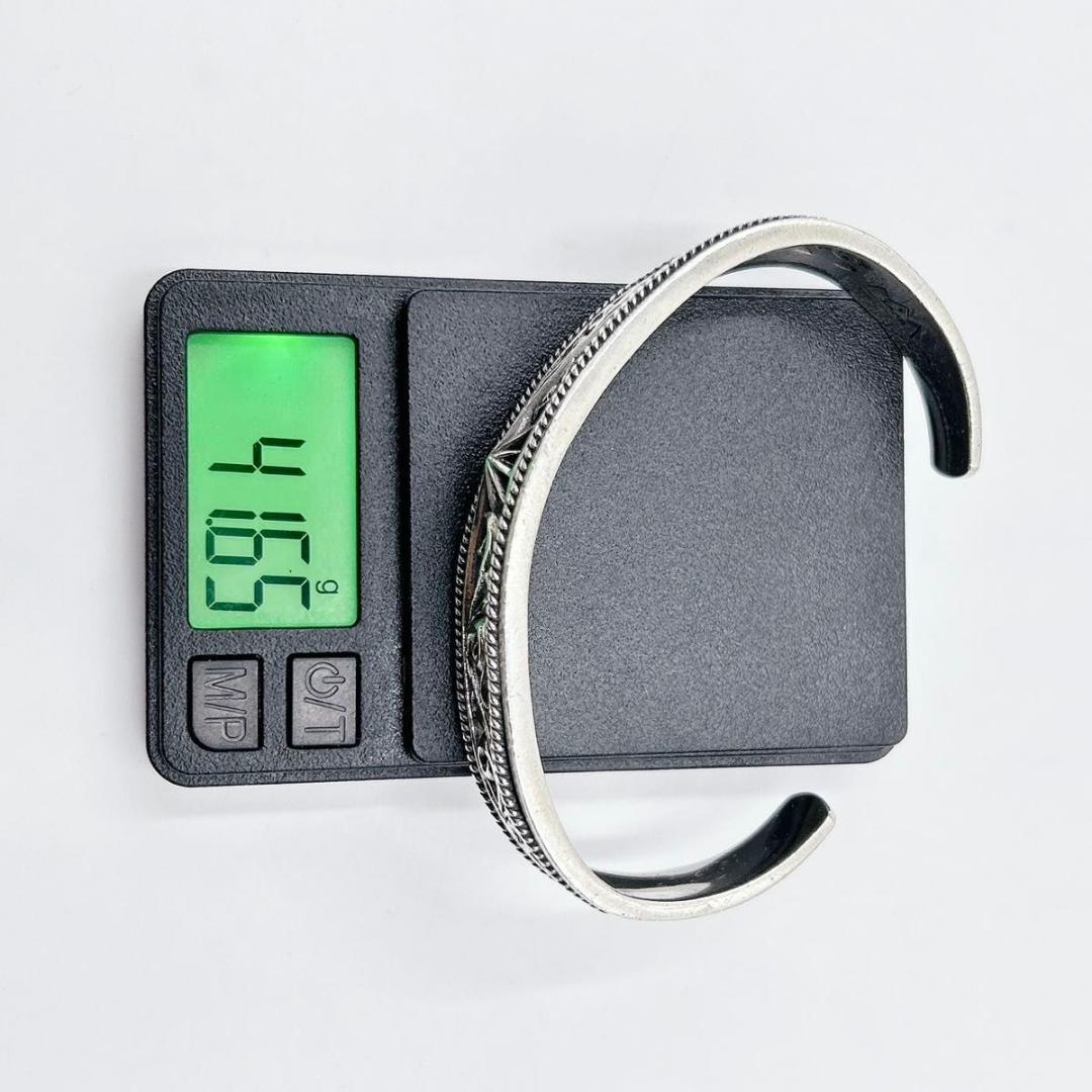 SAAD サード バングル 太陽神 フレア アラベスク シルバー925