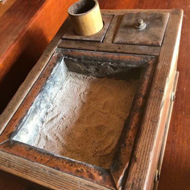 火鉢 長火鉢 煙草盆 燗銅壺 骨董 古道具 アンティーク